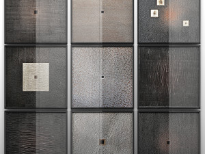 collection wood wall sculpture 2 Modelo 3D