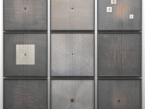 collection wood wall sculpture 2 Modelo 3D