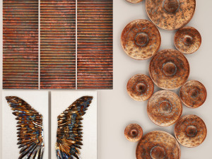 copper collection for walls 1 3D Model