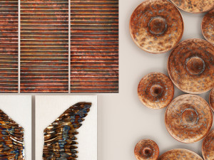copper collection for walls 1 Modelo 3D