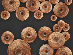 decorazione da parete a disco di World Menagerie Modello 3D