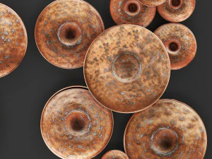 disc wall decor by world menagerie 3D Model