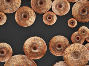 disc wall decor by world menagerie 3D Model