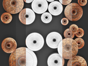 disc wall decor by world menagerie 3Dモデル