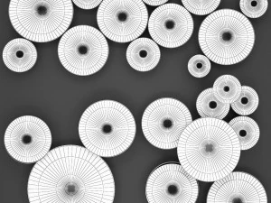 disc wall decor by world menagerie 3D Model