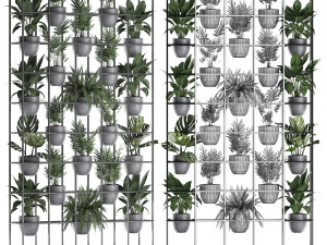 plants collection vertical gardening 25 3D 모델