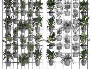 plants collection vertical gardening 25 3D Model