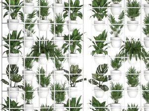 plants collection vertical gardening 26 3D Model