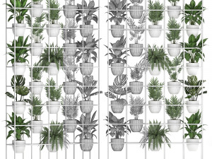 plants collection vertical gardening 26 3D Модель