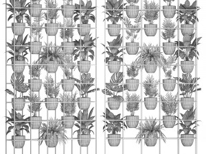 plants collection vertical gardening 26 3D Модель