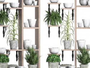 plants collection vertical gardening 28 3 3D Model
