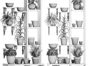plants collection vertical gardening 28 3 3D Model