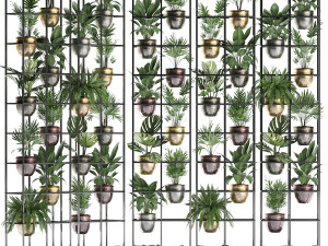plants collection vertical gardening 27 3D 模型