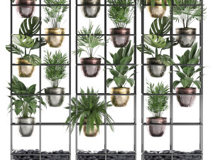 plants collection vertical gardening 27 3D 模型