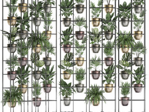 plants collection vertical gardening 27 3D 模型