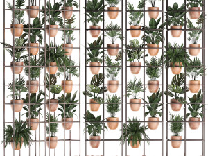 plants collection vertical gardening 30 Modello 3D