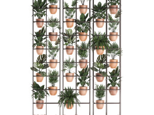 plants collection vertical gardening 30 Modello 3D
