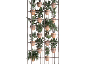 plants collection vertical gardening 30 3D Model