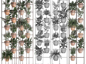 plants collection vertical gardening 30 3D Model