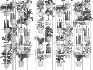 plants collection vertical gardening 31 Model 3D