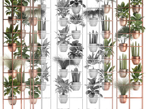 plants collection vertical gardening 32 Model 3D
