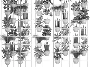 plants collection vertical gardening 32 3D Model