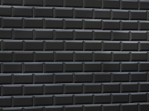 tile black and white Model 3D