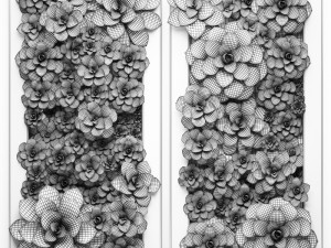 echeveria vertical garden 52 3D Модель