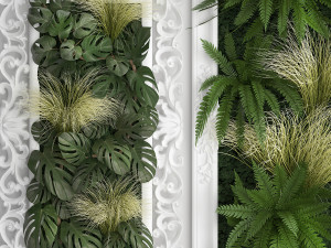 green wall decor vertical garden 59 3D Model
