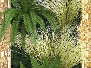 green wall decor vertical garden 60 3D Model