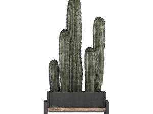 decorative plants in flower pots for the interior 462 3D Model