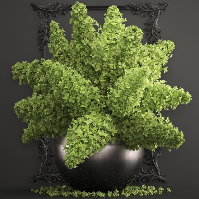 bouquet of green lilacs in a vase 94 3Dモデル .c4d .max .obj .3ds .fbx .stl .blend 