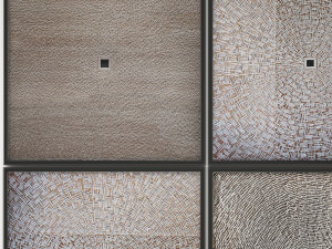 collection of paintings with for walls 15 Modello 3D