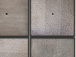 collection of paintings with for walls 15 Modello 3D