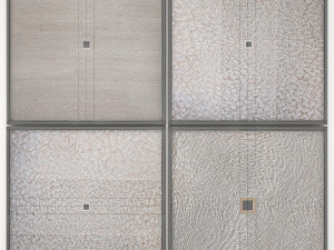 collection of paintings with for walls 15 Modello 3D