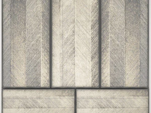 collection of paintings with gold for walls 16 3D Model