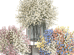 bouquet of flowers in a vase for decoration 105 Modèle 3D