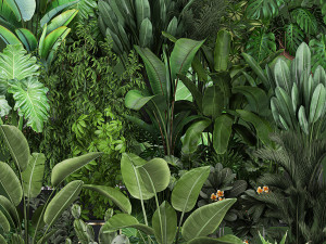 collection of plants of 20 pieces set 3 Modello 3D