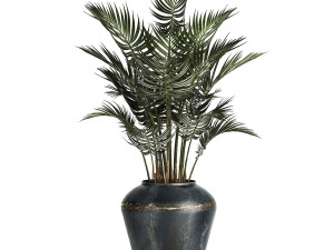 houseplants in a pot for the interior 871 3D Model