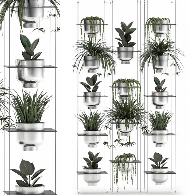 vertical gardening 62 3D Модель .c4d .max .obj .3ds .fbx .stl .blend