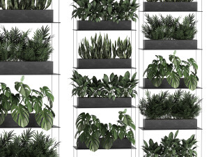 vertical gardening 64 3D Model