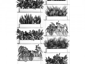 vertical gardening 64 Modelo 3D