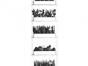 vertical gardening 66 Modelo 3D