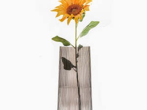 flower bouquet of sunflowers in a vase 120 3D Model