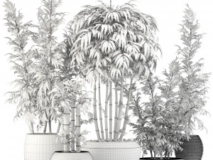 collection of plants 35 pieces b 3D 模型
