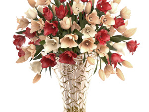 collection of bouquets 30 pieces 3D मॉडल