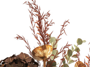 bouquet of dried flowers in a vase 159 Model 3D