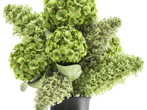 bouquet of flowers in a vase 163 3D Model