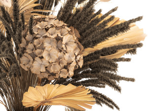 bouquet of dried flowers in a vase 168 Modello 3D
