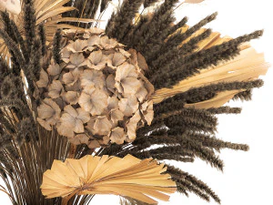 bouquet of dried flowers in a vase 168 3D Model
